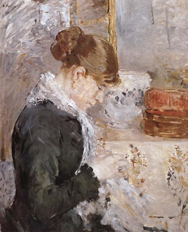 Berthe Morisot Sewing girl oil painting picture